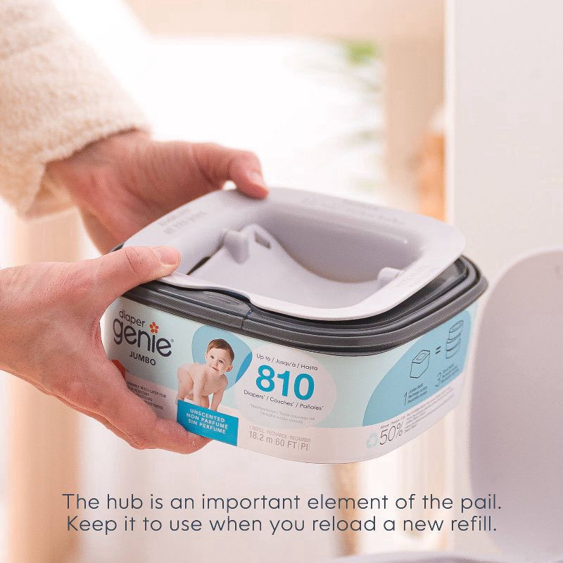 slide 2 of 17, Diaper Genie Compact Pail, 1 ct