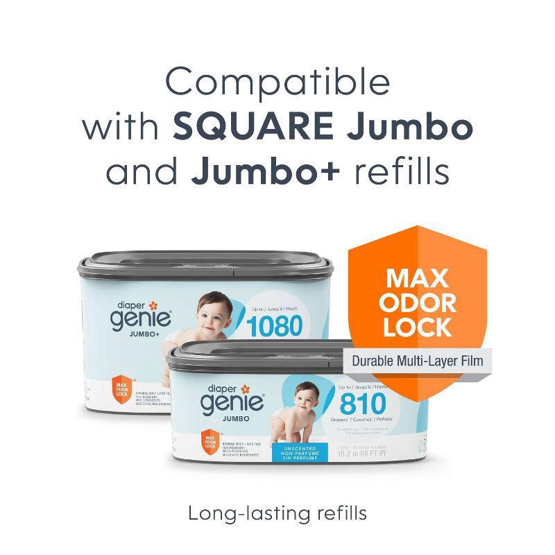 slide 12 of 17, Diaper Genie Compact Pail, 1 ct