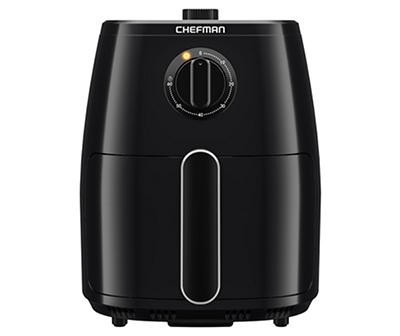 slide 1 of 4, Chefman Black TurboFry 5-Quart Air Fryer, 1 ct