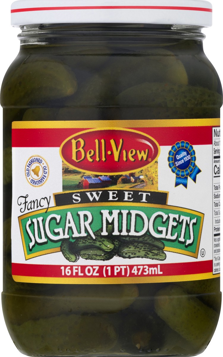 slide 5 of 13, Bell-View Bell- View Pickle Midget Sweet, 16 oz