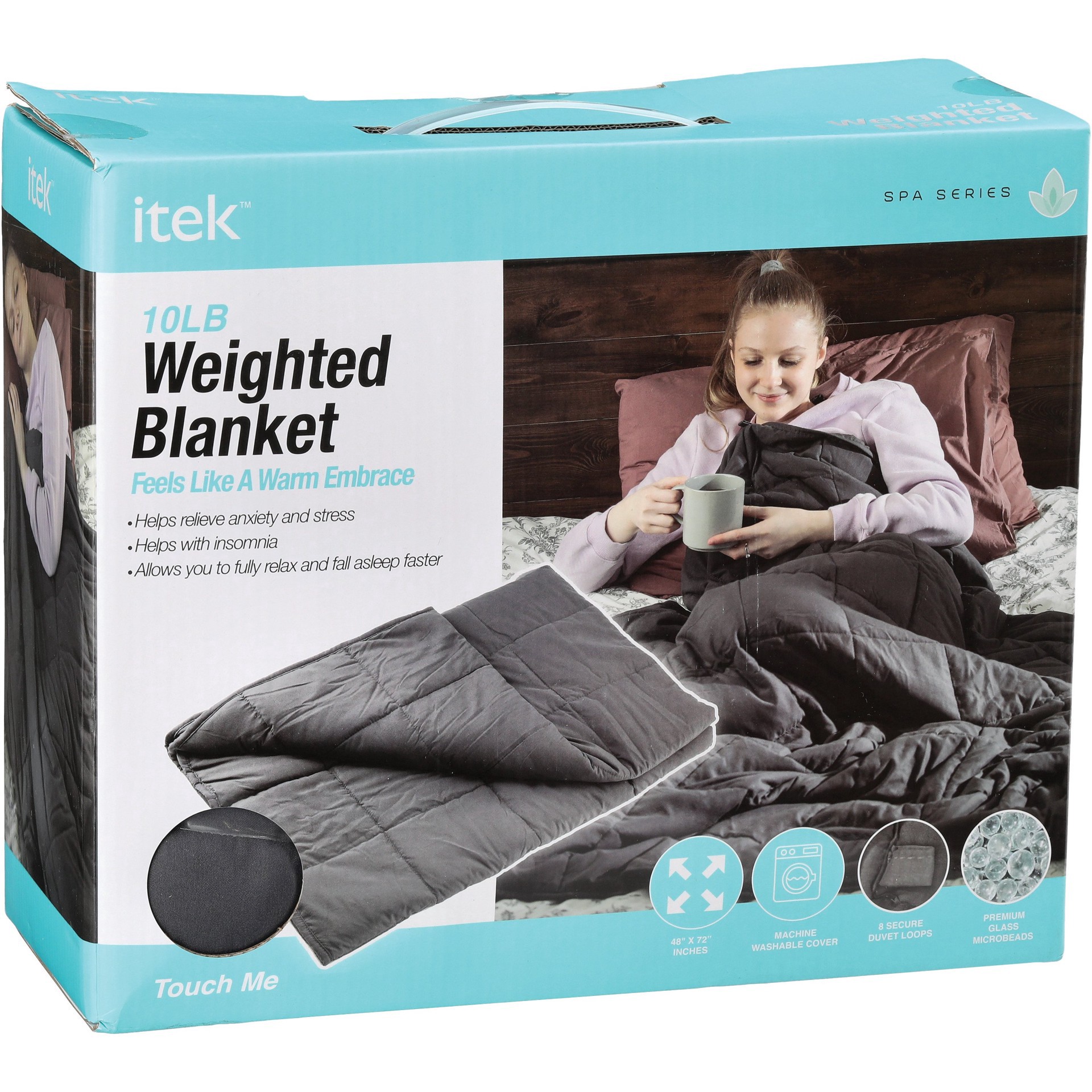 slide 1 of 1, Itek 10 Pound Weighted Blanket, 1 ct
