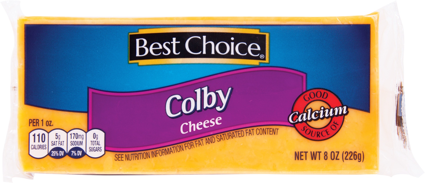 slide 1 of 1, Best Choice Colby Chunk Cheese, 8 oz