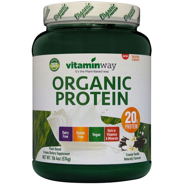 slide 1 of 1, Vitamin Way Organic Protein (Creamy Vanilla), 1 lb 4 oz