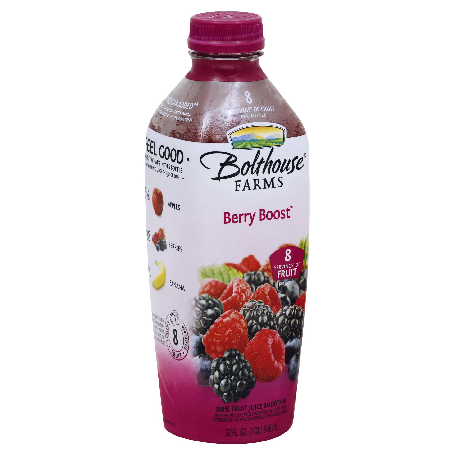 slide 1 of 5, Bolthouse Farms Berry Boost Fruit Juice Smoothie, 32oz, 32 oz