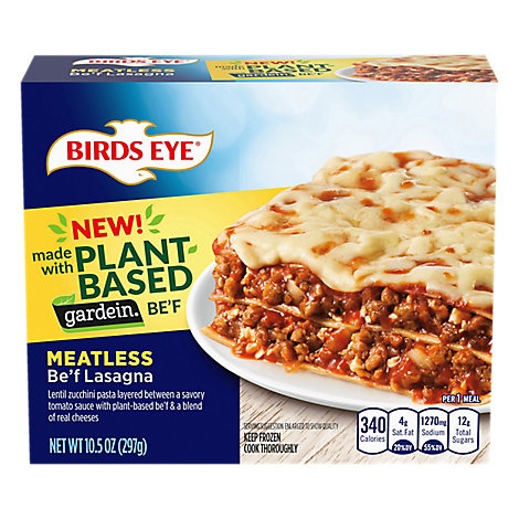 slide 1 of 1, Birds Eye Meatless Lasagna, 10.5 oz