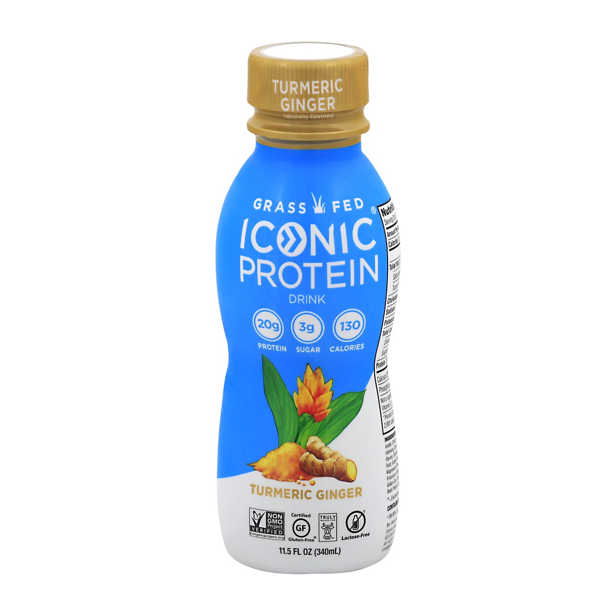 slide 5 of 11, ICONIC Golded Milk Protein Shake, 11.5 oz