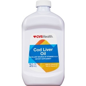 slide 1 of 1, CVS Health Cod Liver Oil, 16 oz