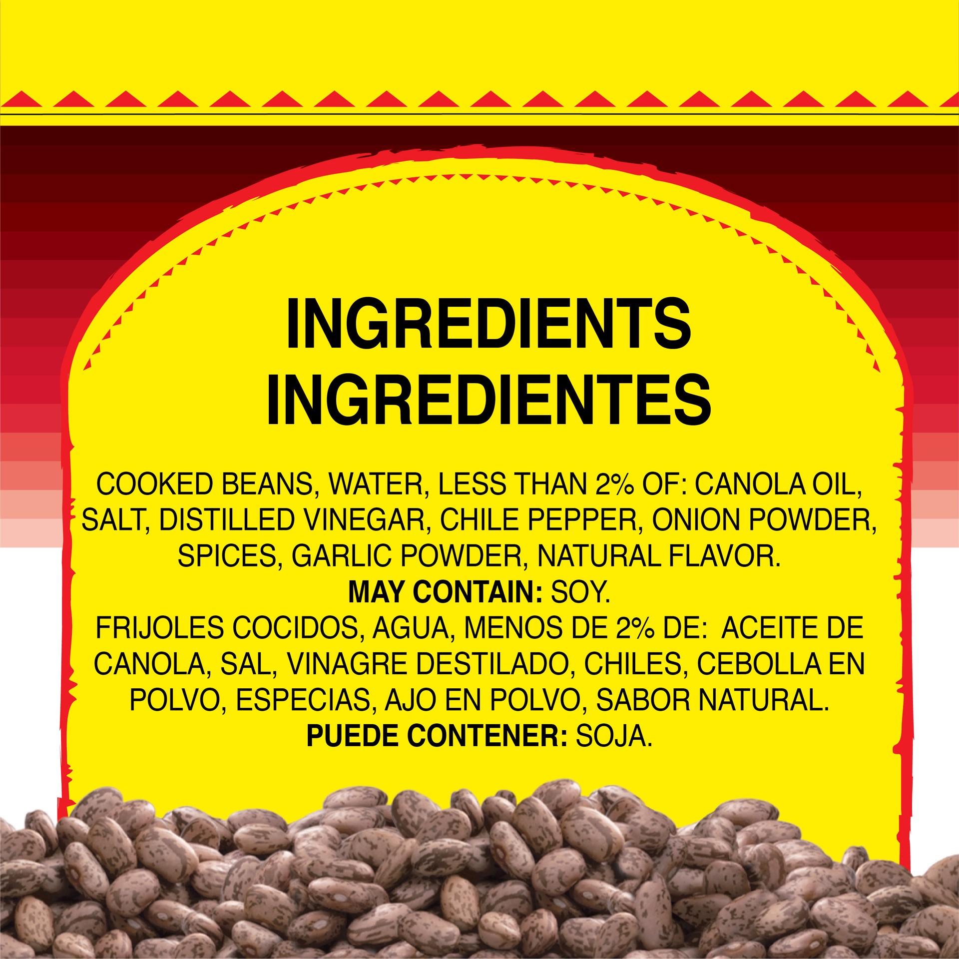slide 3 of 5, Rosarita Vegetarian Refried Beans, 112oz., 7 lb