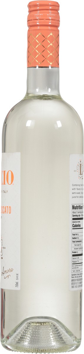 slide 8 of 9, Luccio Semi-Sweet Peach Moscato 25.4 fl oz, 25.4 fl oz