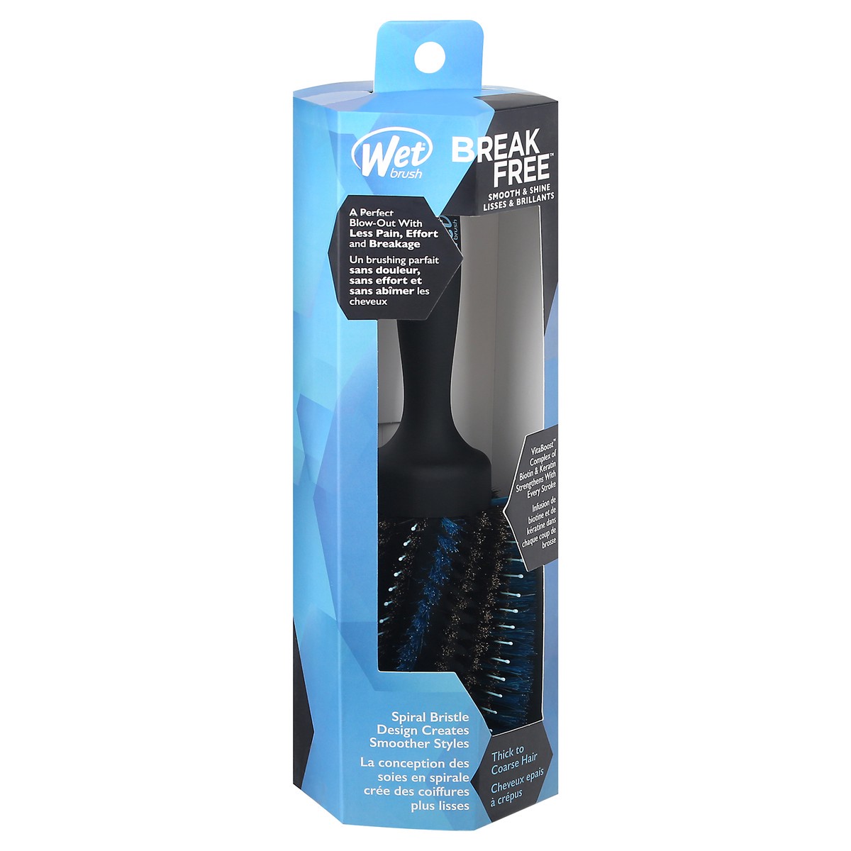 slide 9 of 9, Wet Brush Break Free Smooth & Shine Round Brush 1 ea, 1 ct