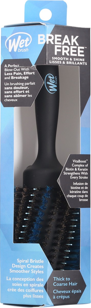 slide 3 of 9, Wet Brush Break Free Smooth & Shine Round Brush 1 ea, 1 ct