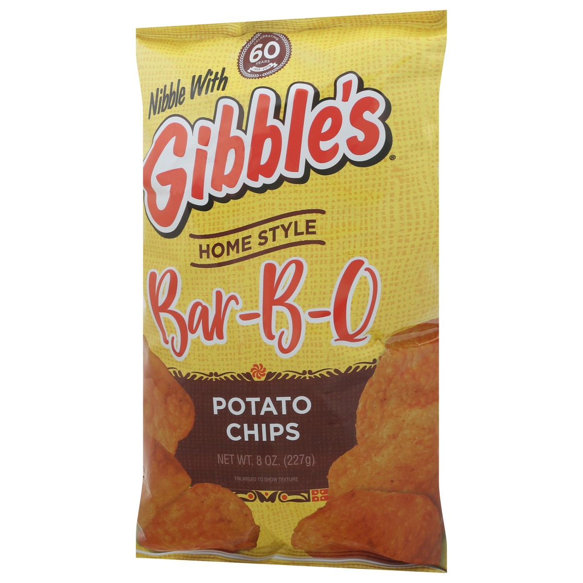 slide 7 of 13, Gibble's Home Style Bar-B-Q Potato Chips 8 oz, 8 oz