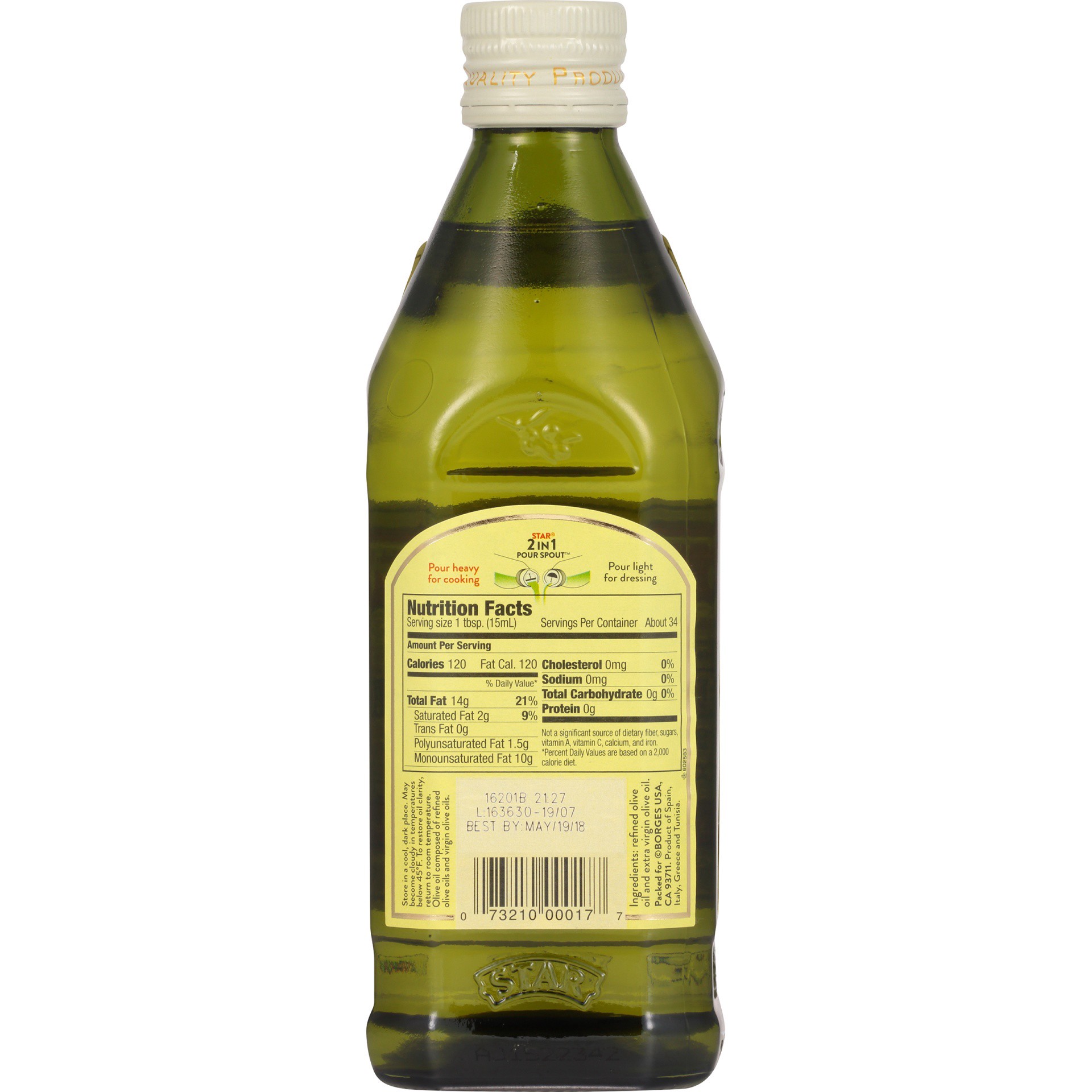 slide 6 of 8, STAR Olive Oil 16.9 oz, 16.9 fl oz