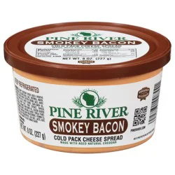 Pine River Smokey Bacon Cold Pack Cheese Spread 8 oz