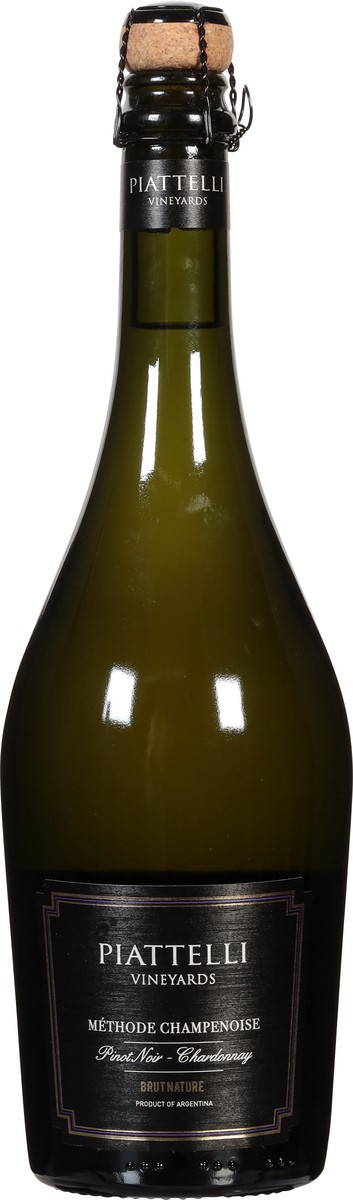 slide 11 of 12, Piattelli Vineyards Brut Nature Pinot Noir/Chardonnay 750 ml, 