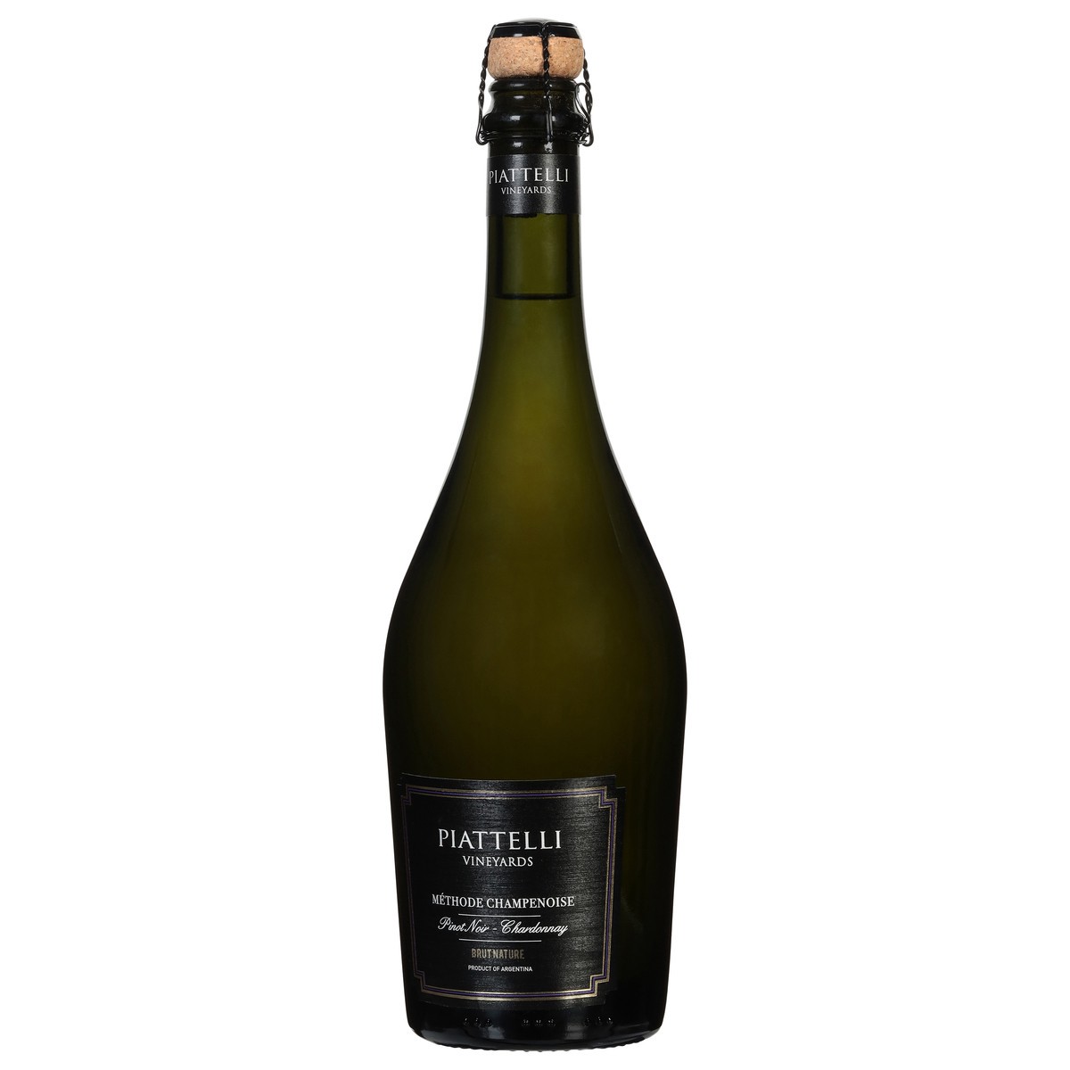 slide 12 of 12, Piattelli Vineyards Brut Nature Pinot Noir/Chardonnay 750 ml, 