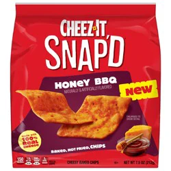 Cheez-It Snap''d Cheesy Baked Chips Honey BBQ