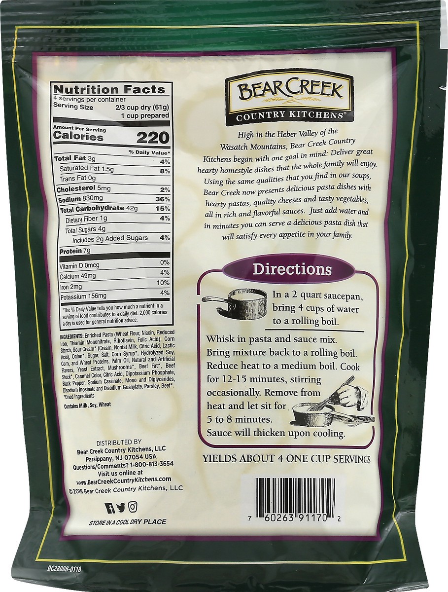 slide 3 of 10, Bear Creek Country Kitchens Stroganoff Pasta Mix 8.6 oz, 8.6 oz