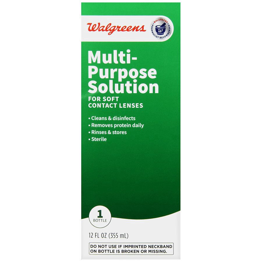 slide 5 of 5, Walgreens Sterile Multi-Purpose Solution, 12 fl oz