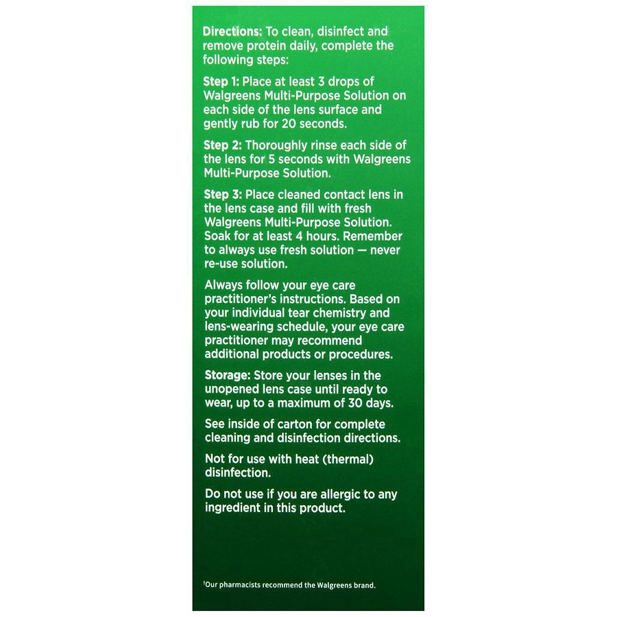 slide 2 of 5, Walgreens Sterile Multi-Purpose Solution, 12 fl oz