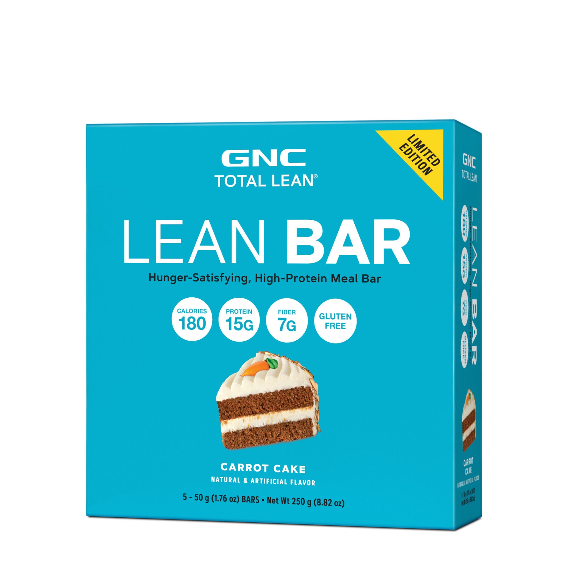 slide 1 of 1, GNC Total Lean Lean Bar - Carrot Cake, 5 ct