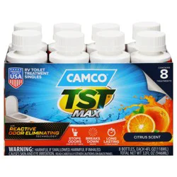 Camco TST Max Citrus Scent RV Toilet Treatment Singles