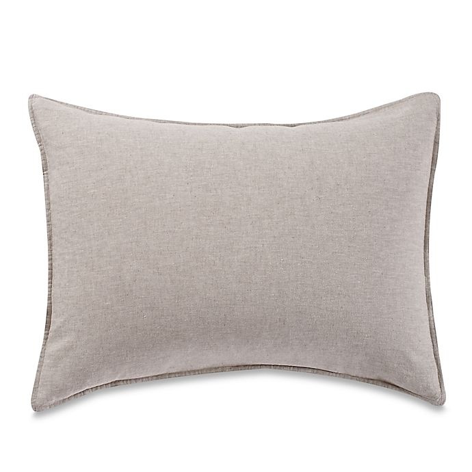 slide 1 of 1, Kenneth Cole Mineral Yarn-Dyed Standard Pillow Sham - Stone, 1 ct