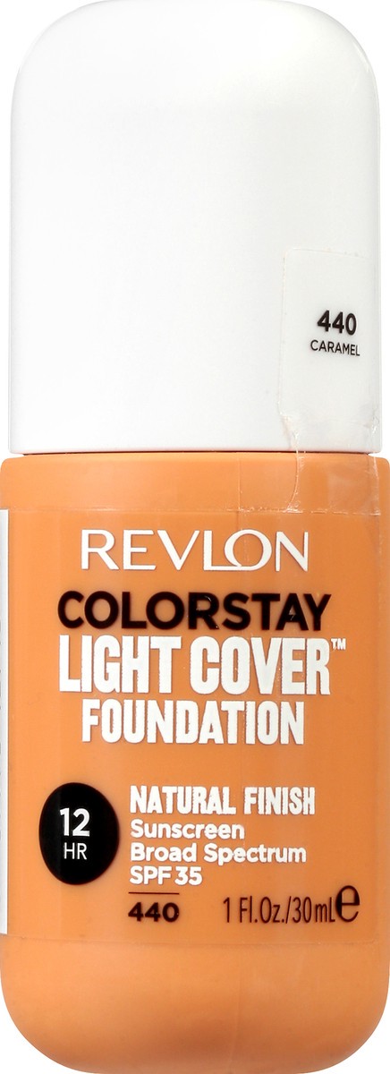 slide 4 of 9, Revlon ColorStay Light Cover Broad Spectrum SPF 35 Caramel 440 Foundation 1 oz, 1 oz