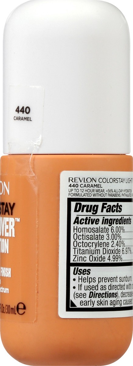 slide 9 of 9, Revlon ColorStay Light Cover Broad Spectrum SPF 35 Caramel 440 Foundation 1 oz, 1 oz