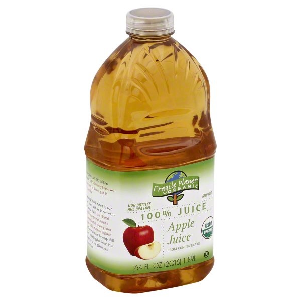slide 1 of 1, Fragile Planet Organic Apple Juice, 64 oz