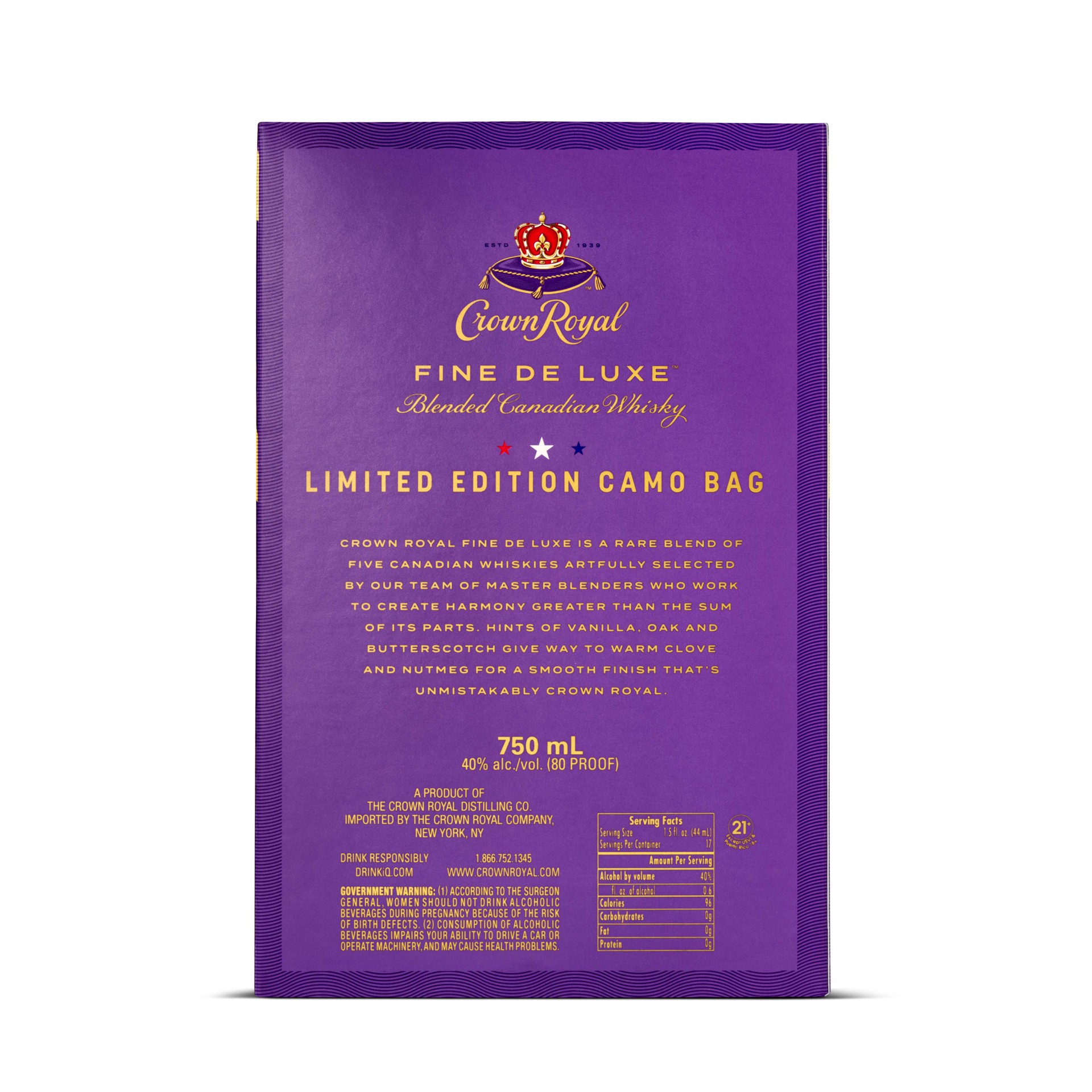 slide 10 of 10, Crown Camo Bag, 750 ml