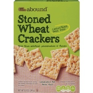 slide 1 of 1, CVS Gold Emblem Abound Stoned Wheat Crackers, 8.8 oz