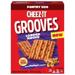 Cheez-It Grooves Crunchy Snack Crackers Loaded Nacho