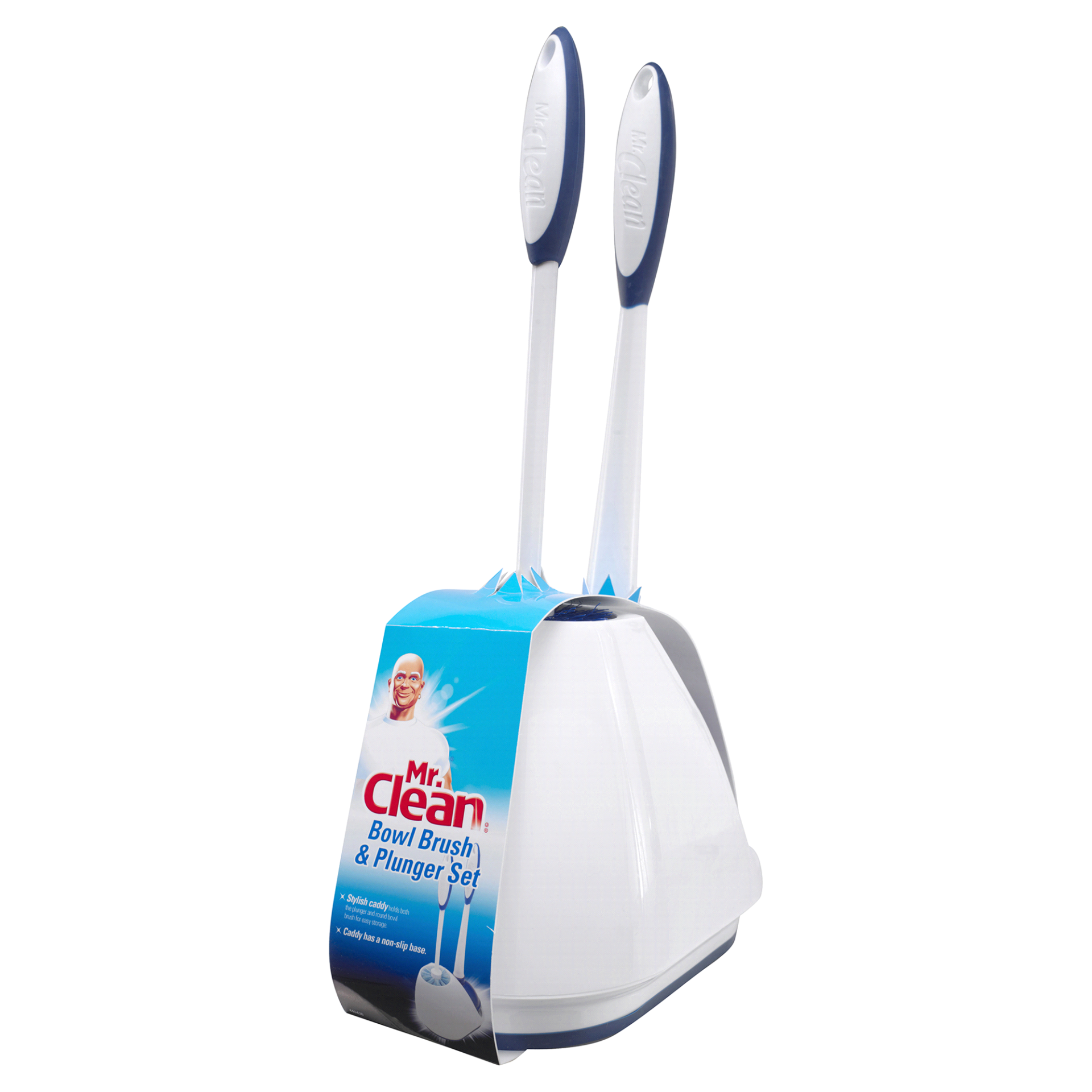slide 1 of 1, Mr. Clean BUTLER HOME Mr.Clean Turbo Plunger Caddy, 1 ct
