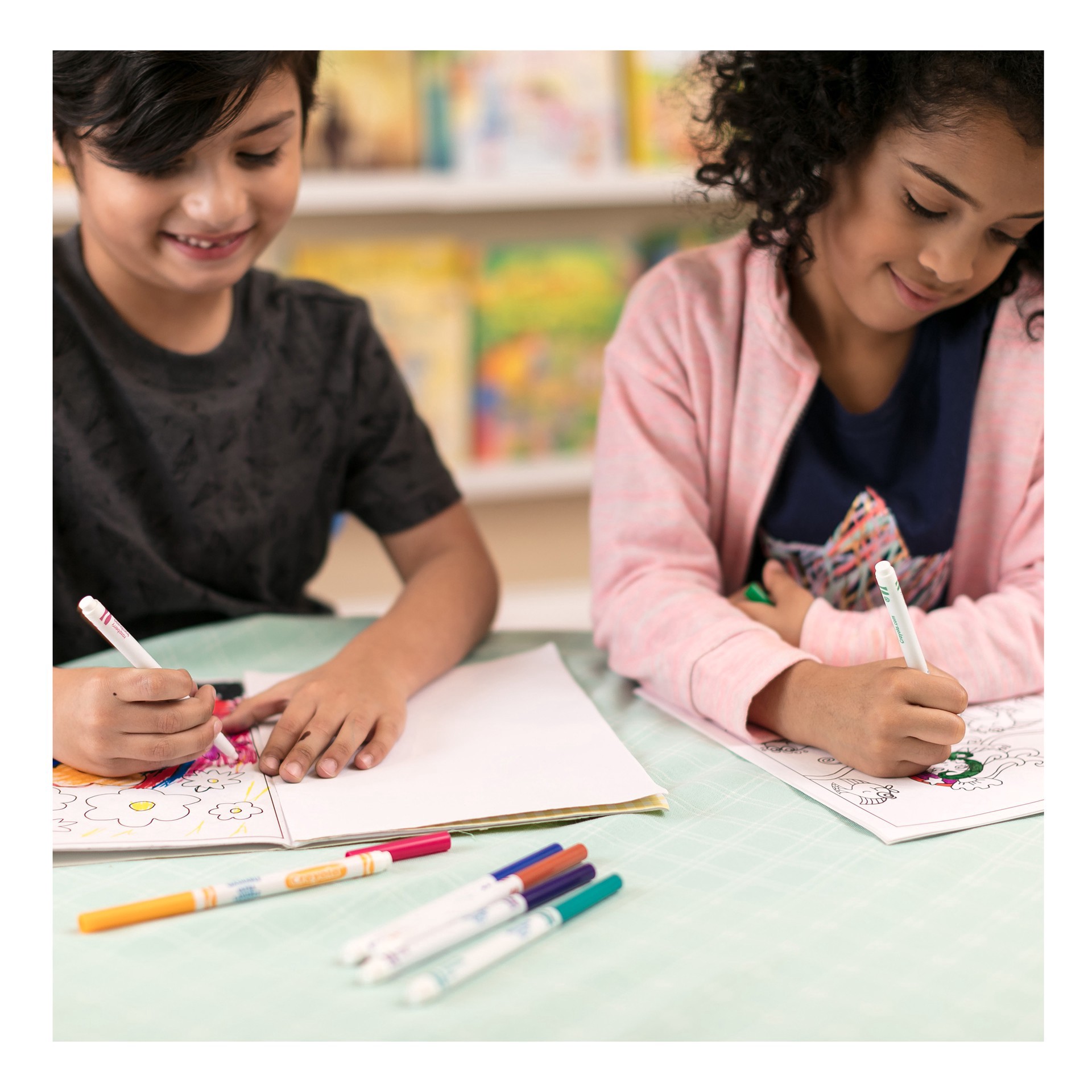 slide 4 of 9, Crayola Fine Line Markers, Classic Colors 10ct., 10 ct