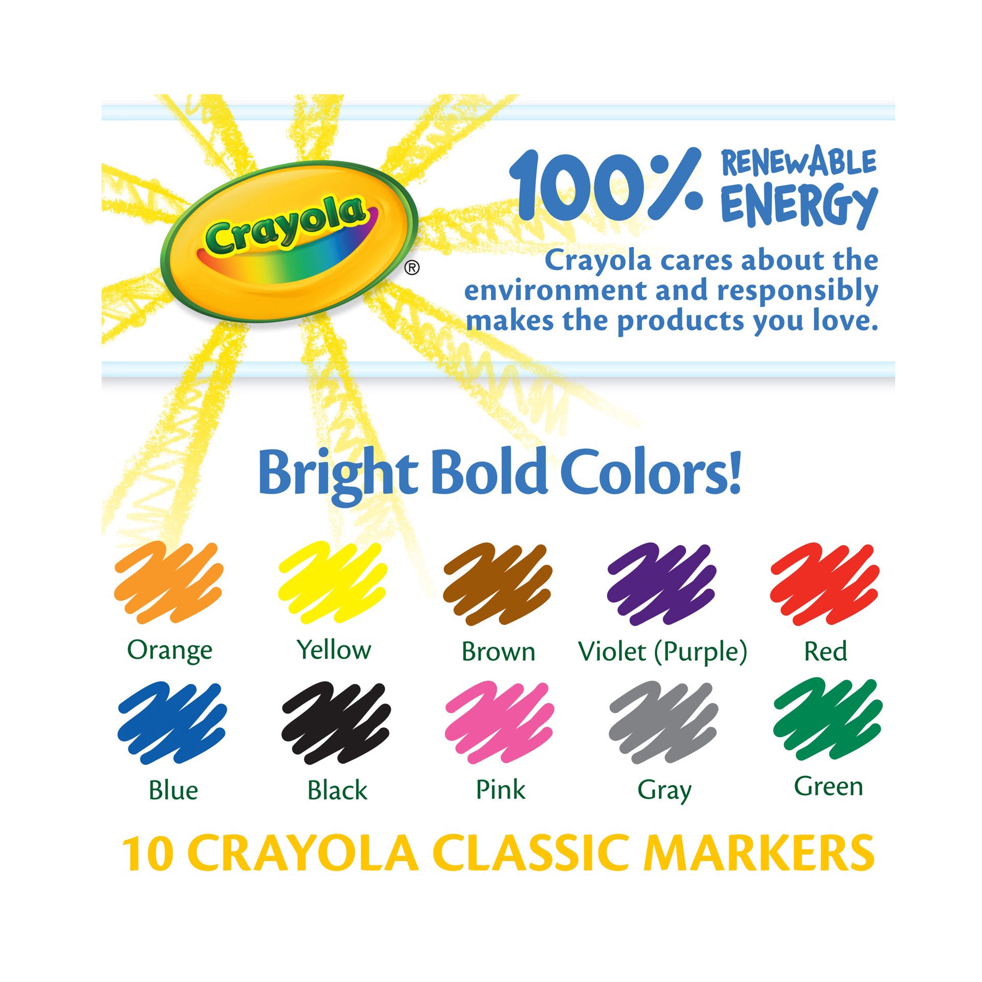 slide 2 of 9, Crayola Fine Line Markers, Classic Colors 10ct., 10 ct