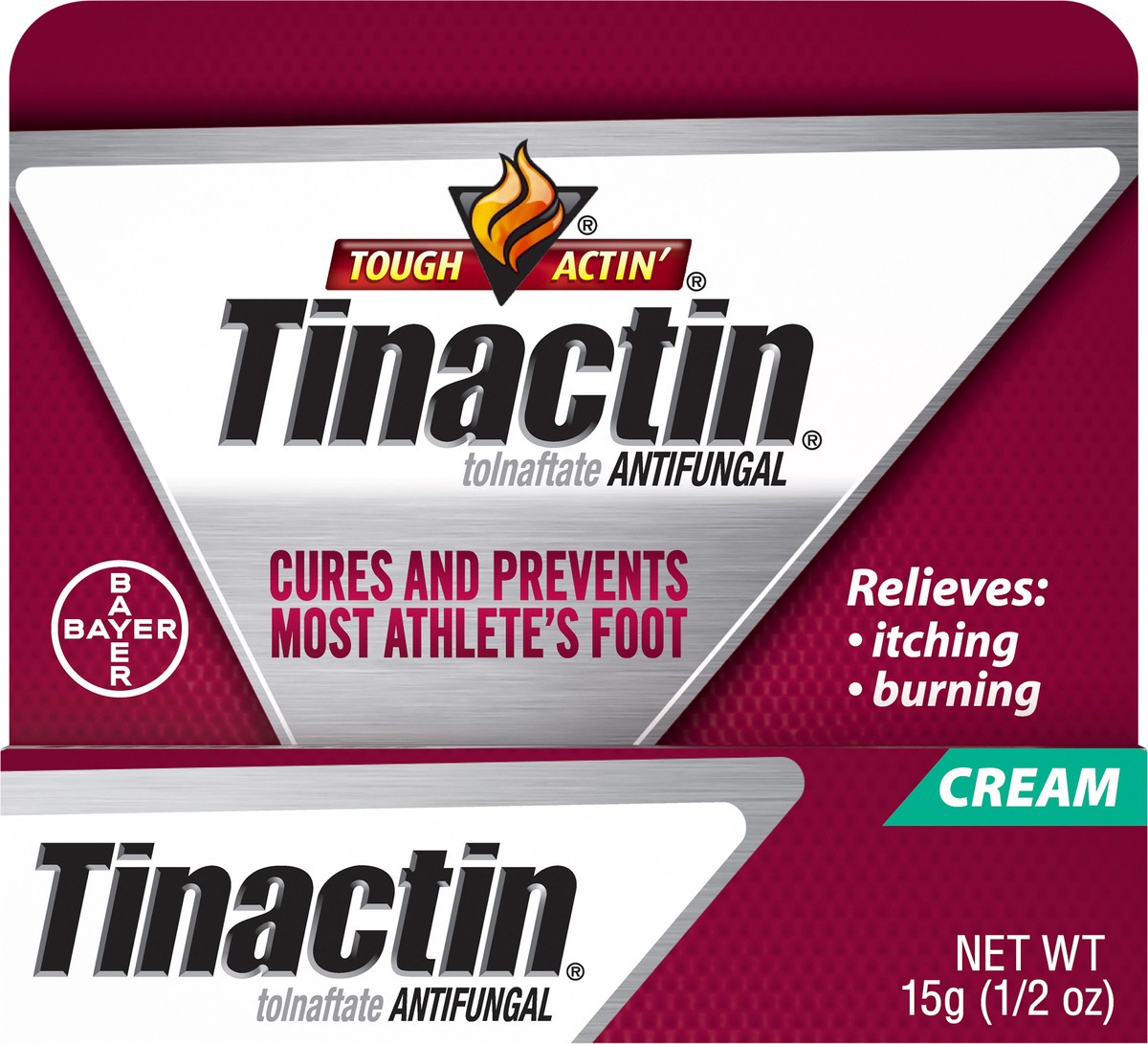 slide 2 of 10, Tinactin Athlete Foot Antifungal Cream, 0.5 oz