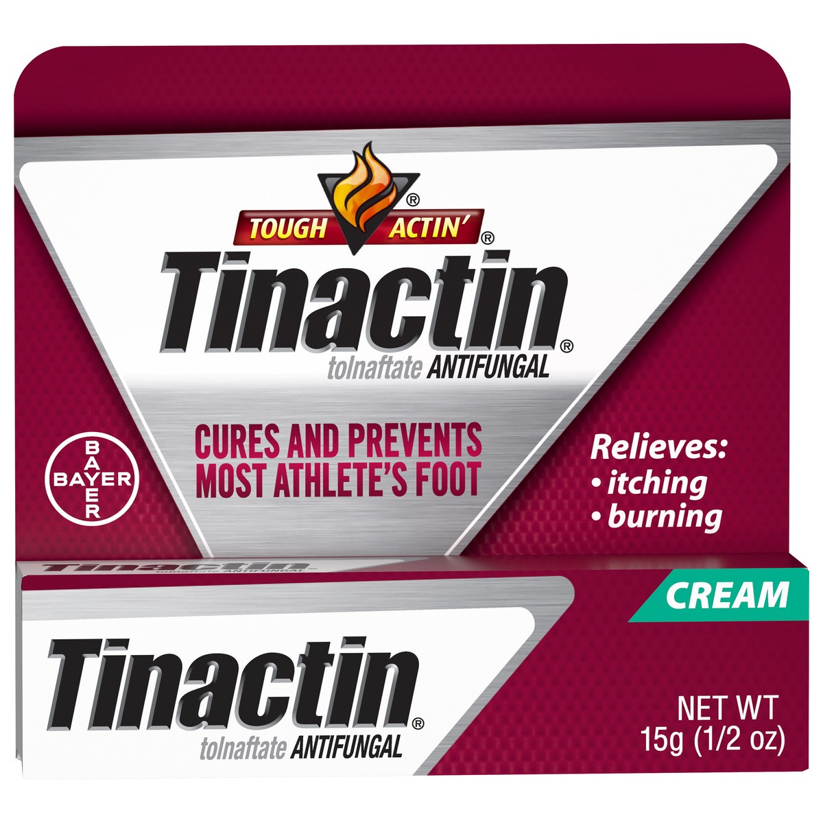 slide 10 of 10, Tinactin Athlete Foot Antifungal Cream, 0.5 oz