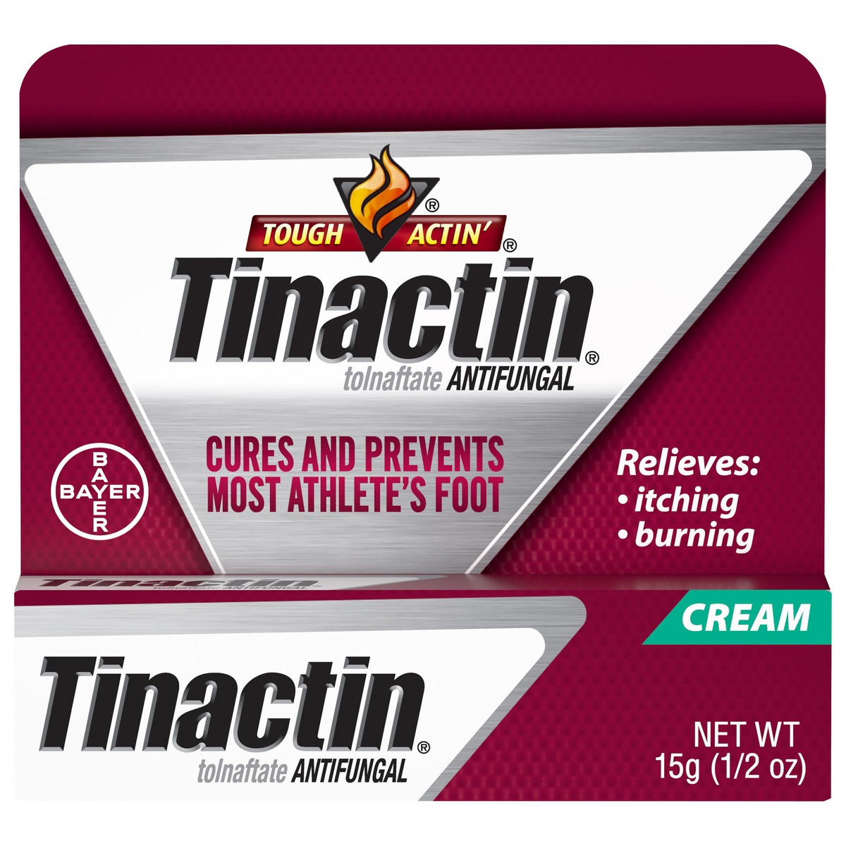 slide 1 of 10, Tinactin Athlete Foot Antifungal Cream, 0.5 oz