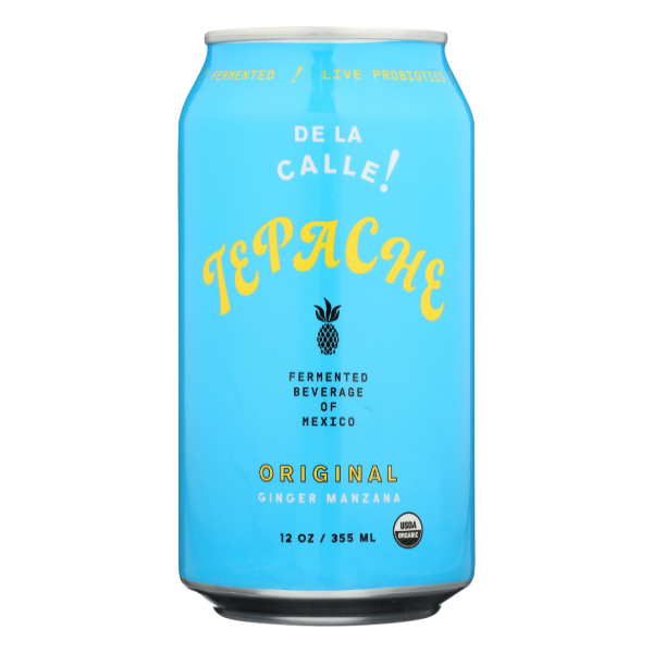 slide 1 of 1, De La Calle De La Calle Organic Original Ginger Manzana Tepache - 12 oz, 12 oz