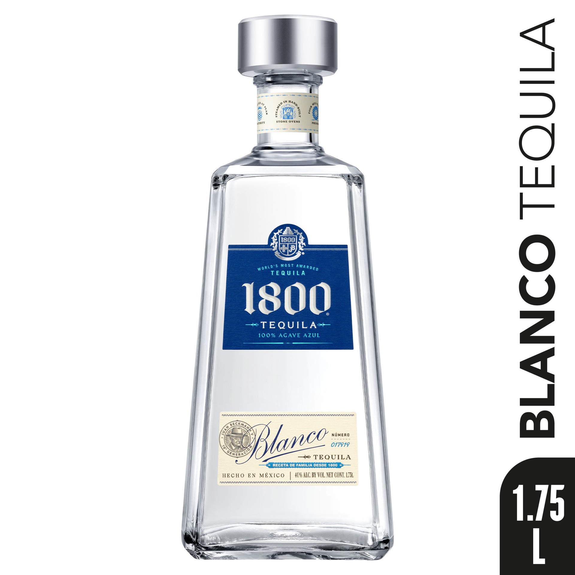 slide 2 of 5, 1800 Tequila Blanco 1.75 L, 1.75 liter