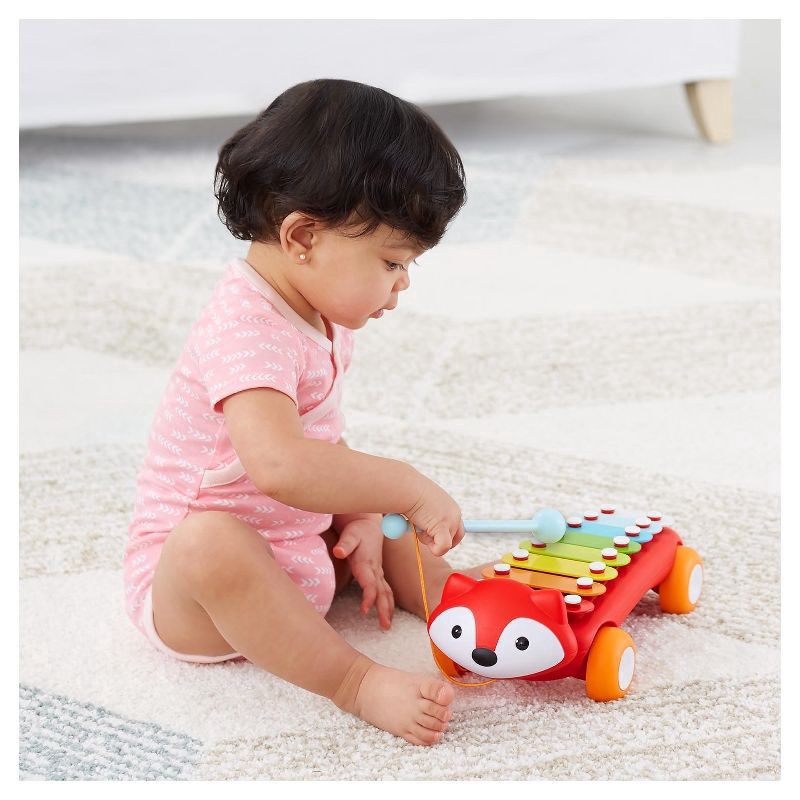 slide 2 of 5, Skip Hop Explore & More Musical Toy Xylophone Fox, 1 ct