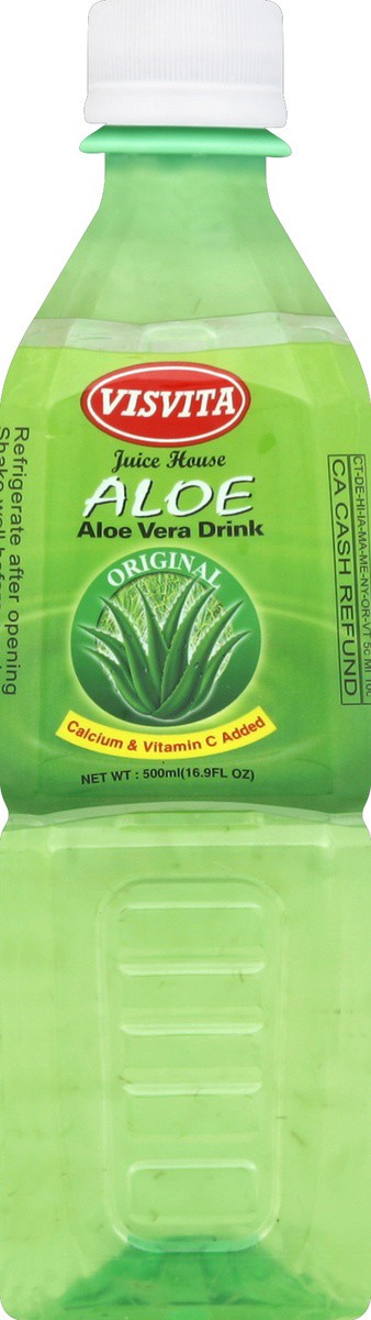 slide 2 of 5, Visvita Aloe Vera Drink - 16.9 fl oz, 16.9 fl oz