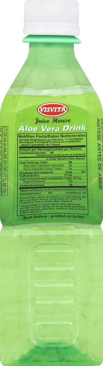 slide 3 of 5, Visvita Aloe Vera Drink - 16.9 fl oz, 16.9 fl oz