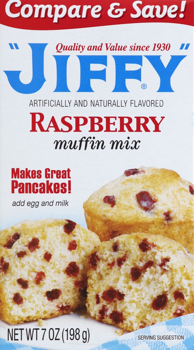 slide 4 of 4, Jiffy Raspberry Muffin Mix 7 oz, 7 oz