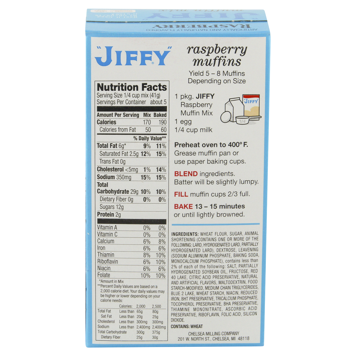 Jiffy Raspberry Muffin Mix 7 oz | Shipt