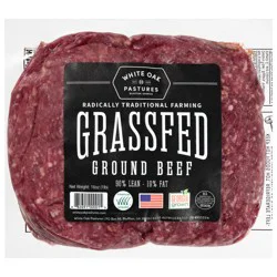 White Oak Pastures Grassfed 90%/10% Ground Beef 16 oz