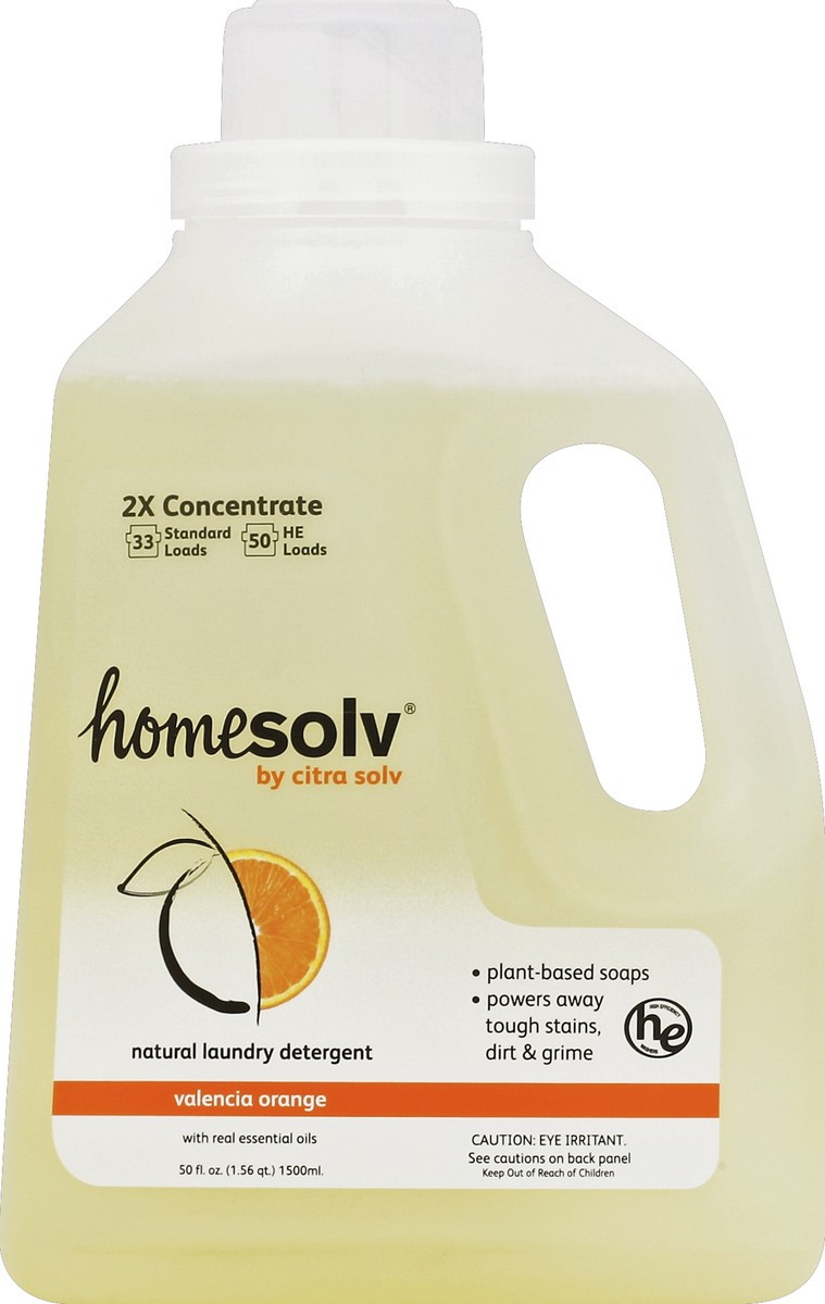 slide 2 of 2, Homesolv Laundry Detergent 50 oz, 50 oz