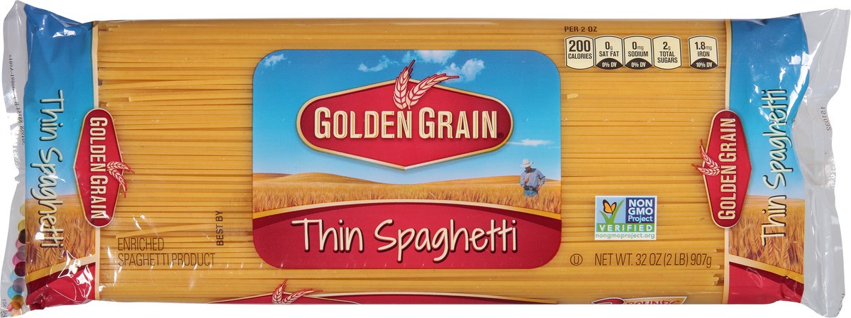 slide 1 of 13, Golden Grain Thin Spaghetti 32 oz, 32 oz