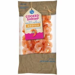 Kroger Tail-On Medium Peeled & Deveined Cooked Shrimps